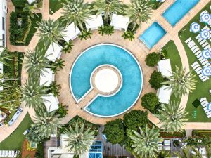 Resort amenities and pools at Fontainebleau III Sorrento